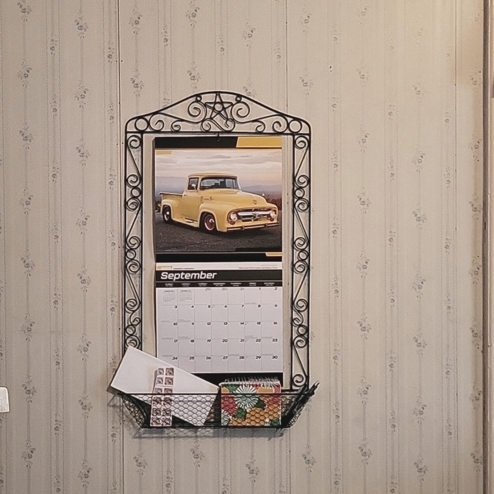 Lang wrought iron calendar frame